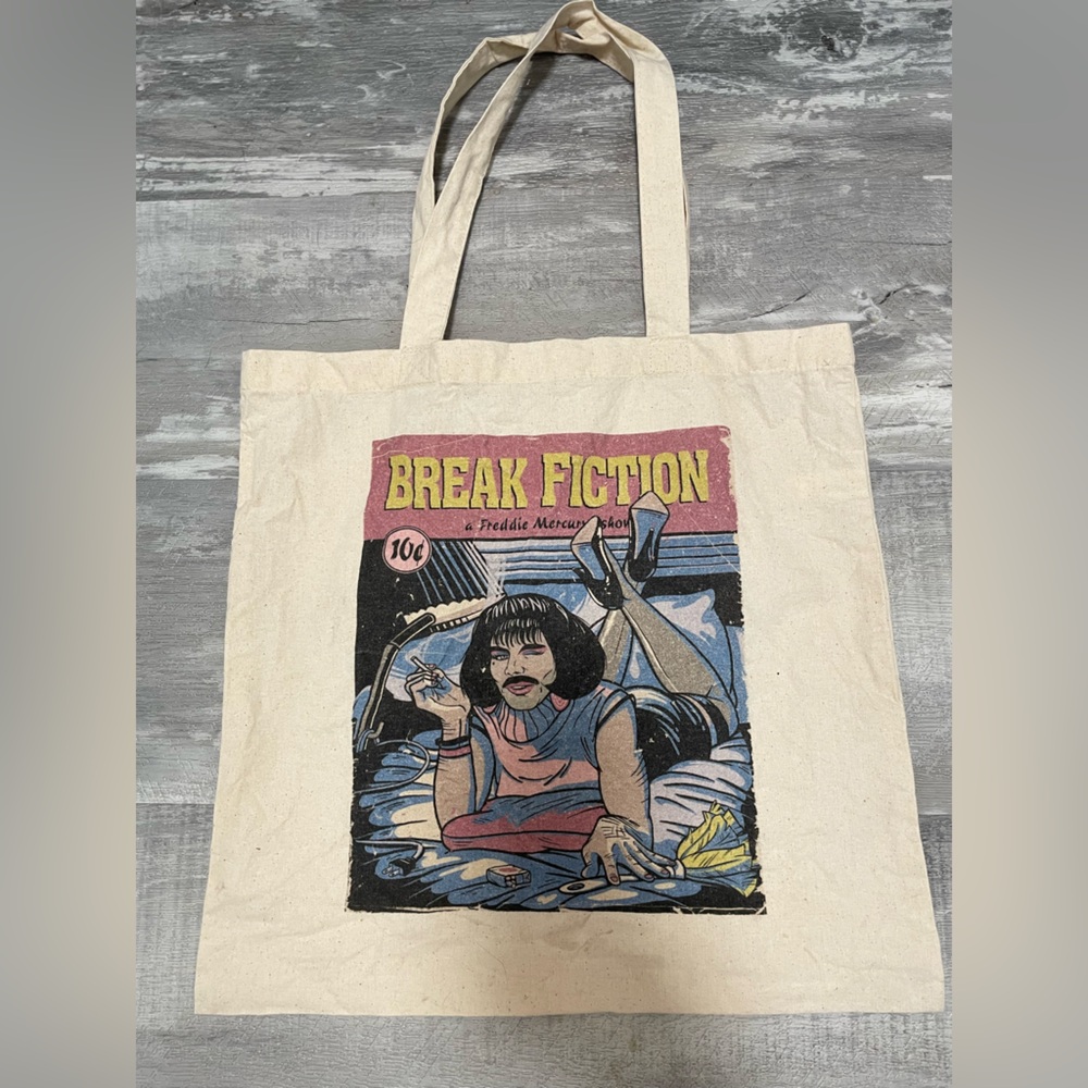 Freddie Mercury Pulp Fiction Tote